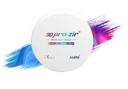 Aidite 3D pro Zir (full contour zirconia restoration material)